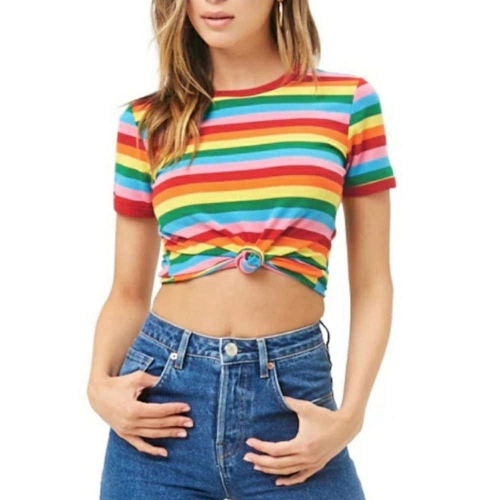 Forever 21 Multi color Tshirt - Picture 4 of 5